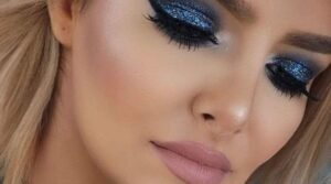 Maquiagem para Formatura Vestido Azul